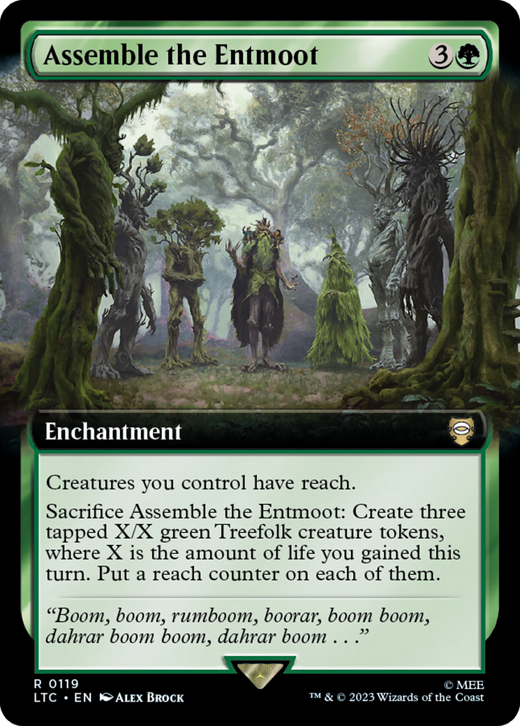 Assemble the Entmoot (Extended Art) [The Lord of the Rings: Tales of Middle-Earth Commander] | Devastation Store