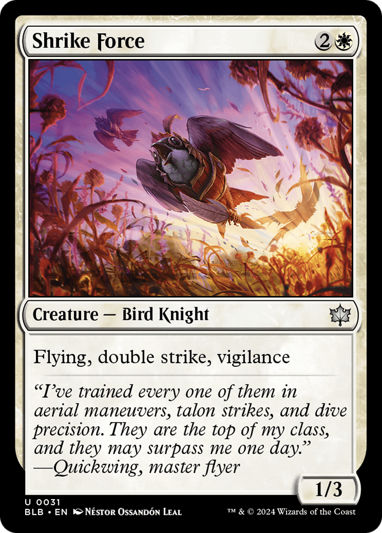 Shrike Force [Bloomburrow] | Devastation Store