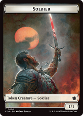 Rabbit // Soldier Double-Sided Token [Foundations Tokens] | Devastation Store