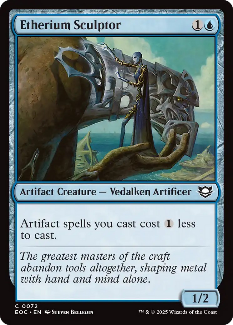 Etherium Sculptor [Edge of Eternities Commander] | Devastation Store