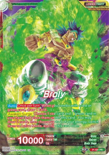 Broly // Broly, Surge of Brutality (Collector's Selection Vol. 1) (P-181) [Promotion Cards] | Devastation Store