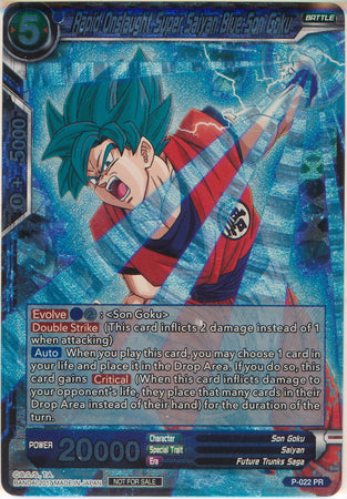 Rapid Onslaught Super Saiyan Blue Son Goku (P-022) [Promotion Cards] | Devastation Store