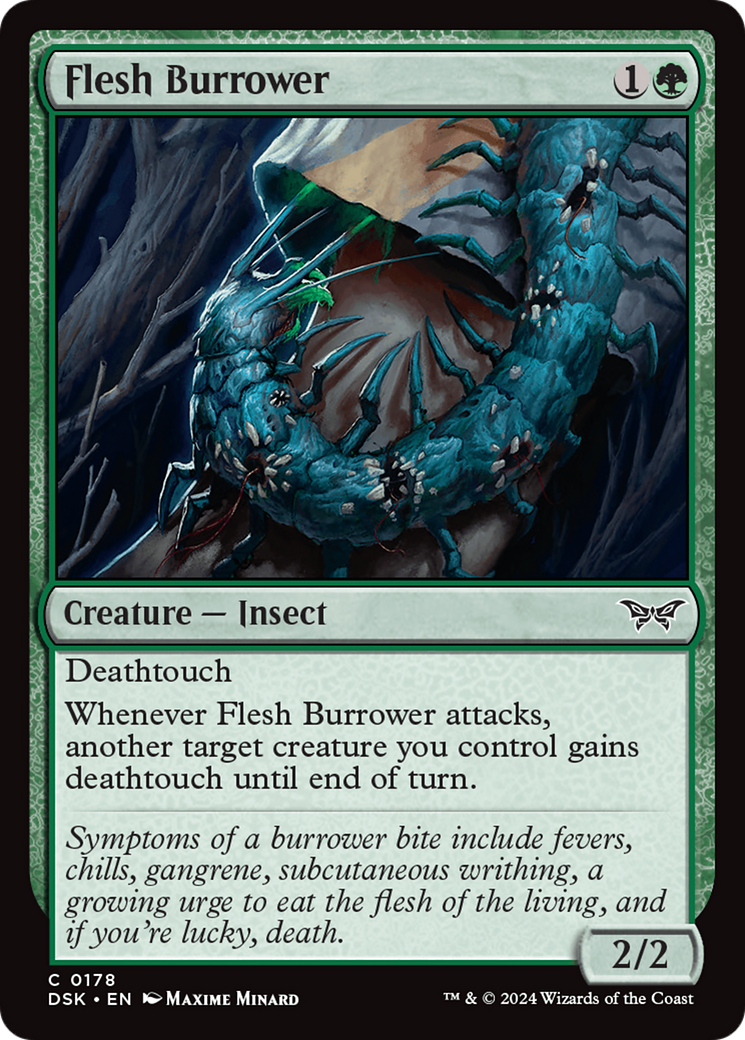 Flesh Burrower [Duskmourn: House of Horror] | Devastation Store