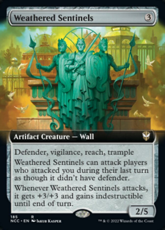 Weathered Sentinels (Extended Art) [Streets of New Capenna Commander] | Devastation Store