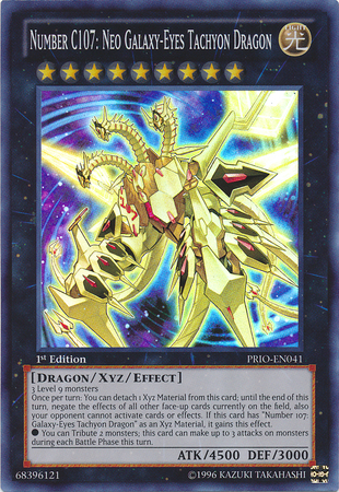 Number C107: Neo Galaxy-Eyes Tachyon Dragon [PRIO-EN041] Ultimate Rare | Devastation Store