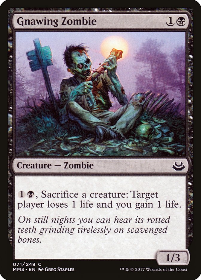 Gnawing Zombie [Modern Masters 2017] | Devastation Store