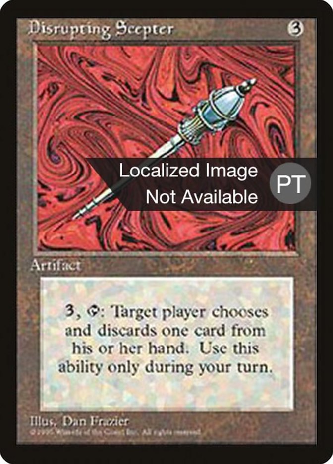 Disrupting Scepter [Fourth Edition (Foreign Black Border)] | Devastation Store