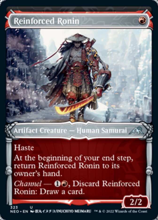 Reinforced Ronin (Showcase Samurai) [Kamigawa: Neon Dynasty] | Devastation Store