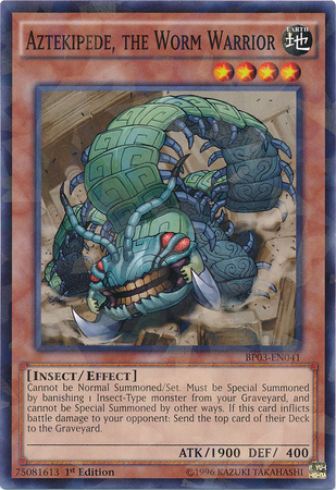Aztekipede, the Worm Warrior [BP03-EN041] Shatterfoil Rare | Devastation Store