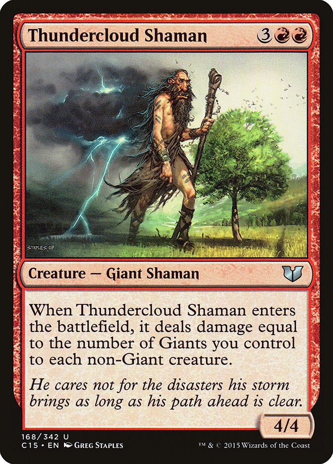Thundercloud Shaman [Commander 2015] | Devastation Store