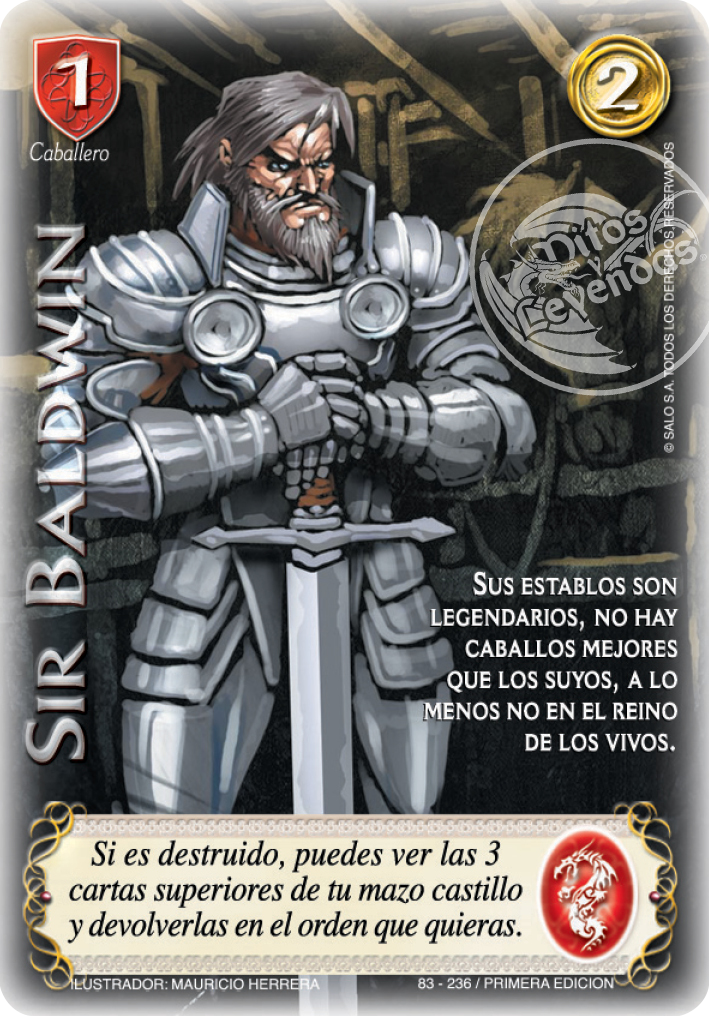 Sir Baldwin, Leyendas - Devastation Store | Devastation Store