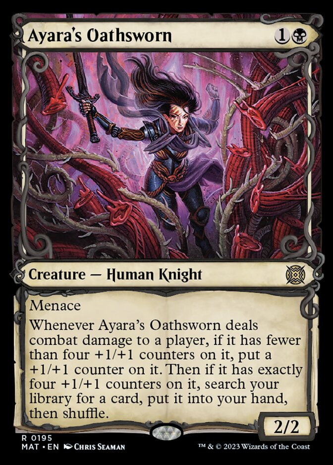 Ayara's Oathsworn (Showcase Halo Foil) [March of the Machine: The Aftermath] | Devastation Store