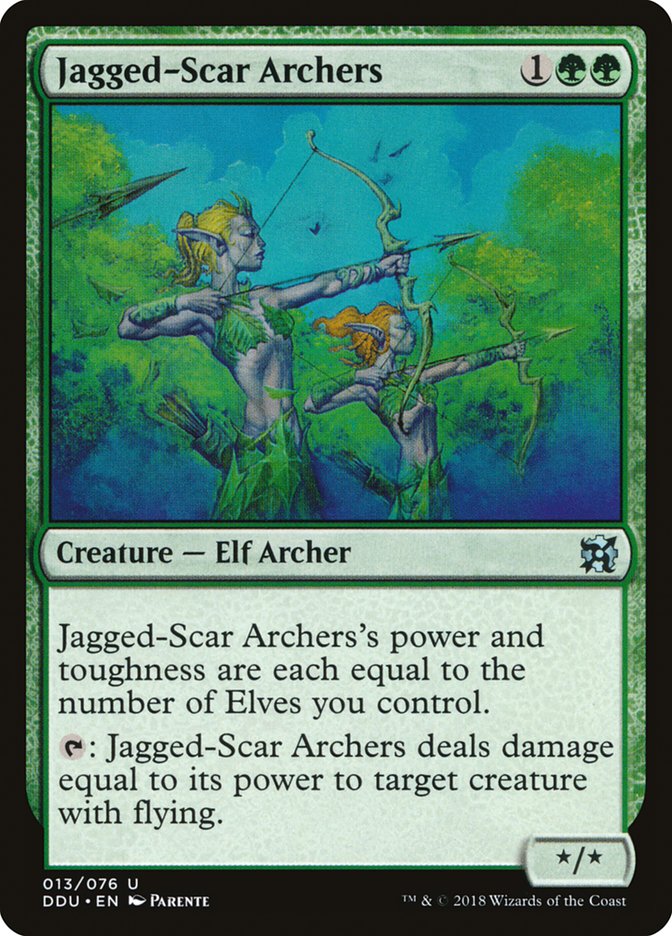 Jagged-Scar Archers [Duel Decks: Elves vs. Inventors] - Devastation Store | Devastation Store