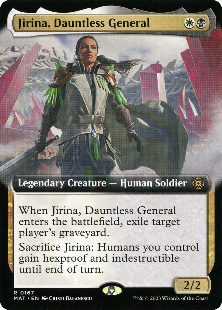 Jirina, Dauntless General (Extended Art) [March of the Machine: The Aftermath] | Devastation Store