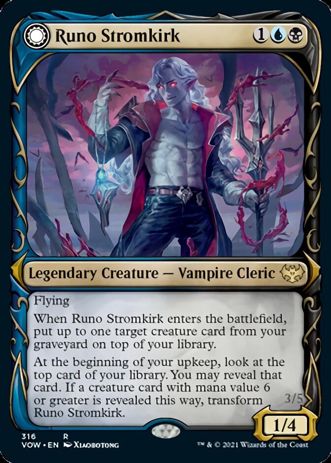 Runo Stromkirk // Krothuss, Lord of the Deep (Showcase Fang Frame) [Innistrad: Crimson Vow] | Devastation Store