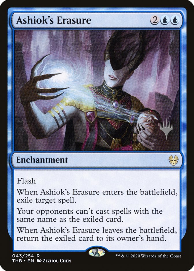 Ashiok's Erasure (Promo Pack) [Theros Beyond Death Promos] | Devastation Store