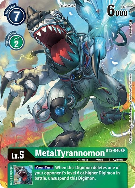 MetalTyrannomon [BT2-046] (Alternate Art) [Dimensional Phase] | Devastation Store