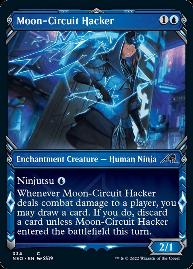 Moon-Circuit Hacker (Showcase Ninja) [Kamigawa: Neon Dynasty] | Devastation Store