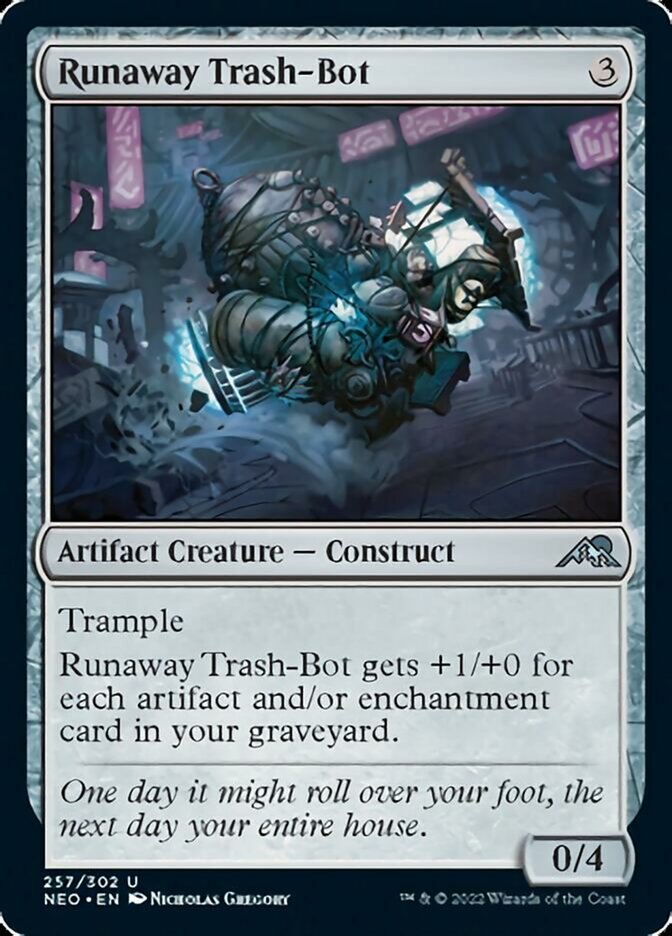 Runaway Trash-Bot [Kamigawa: Neon Dynasty] | Devastation Store
