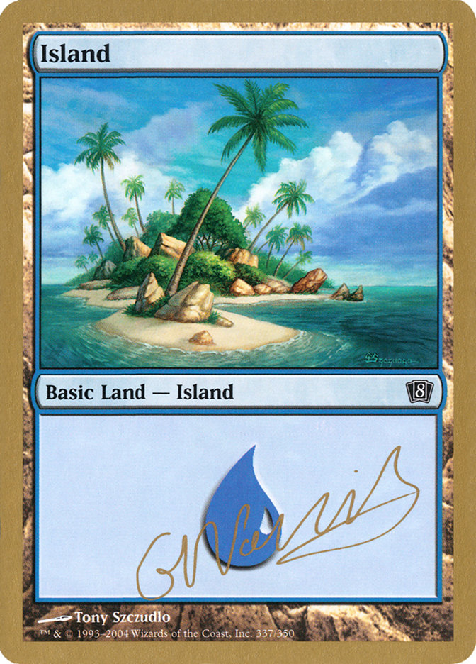 Island (gn337) (Gabriel Nassif) [World Championship Decks 2004] | Devastation Store