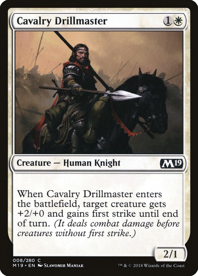 Cavalry Drillmaster [Core Set 2019] - Devastation Store | Devastation Store