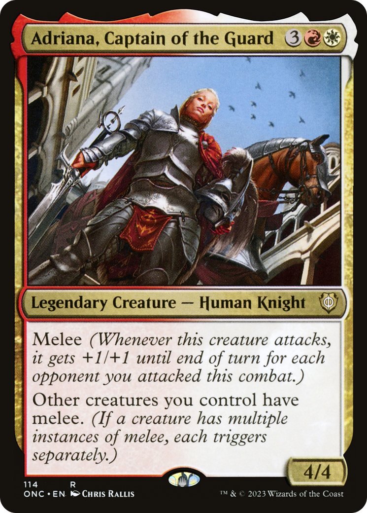 Adriana, Captain of the Guard [Phyrexia: All Will Be One Commander] | Devastation Store