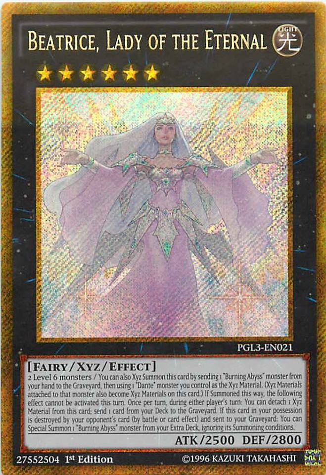 Beatrice, Lady of the Eternal [PGL3-EN021] Gold Secret Rare | Devastation Store