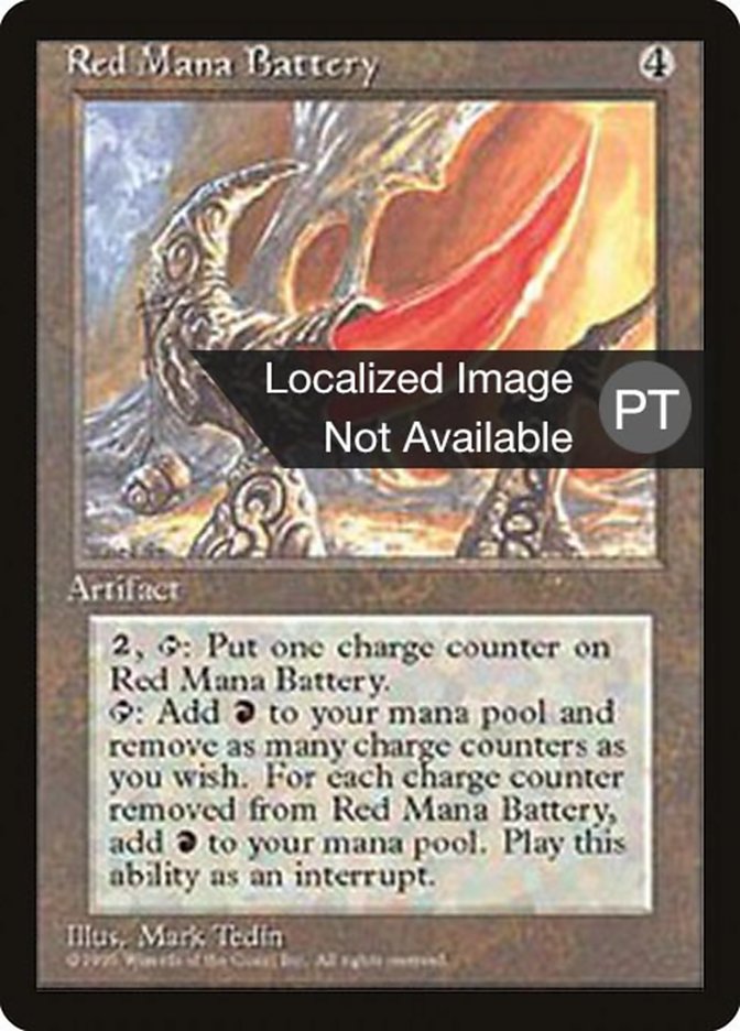 Red Mana Battery [Fourth Edition (Foreign Black Border)] | Devastation Store