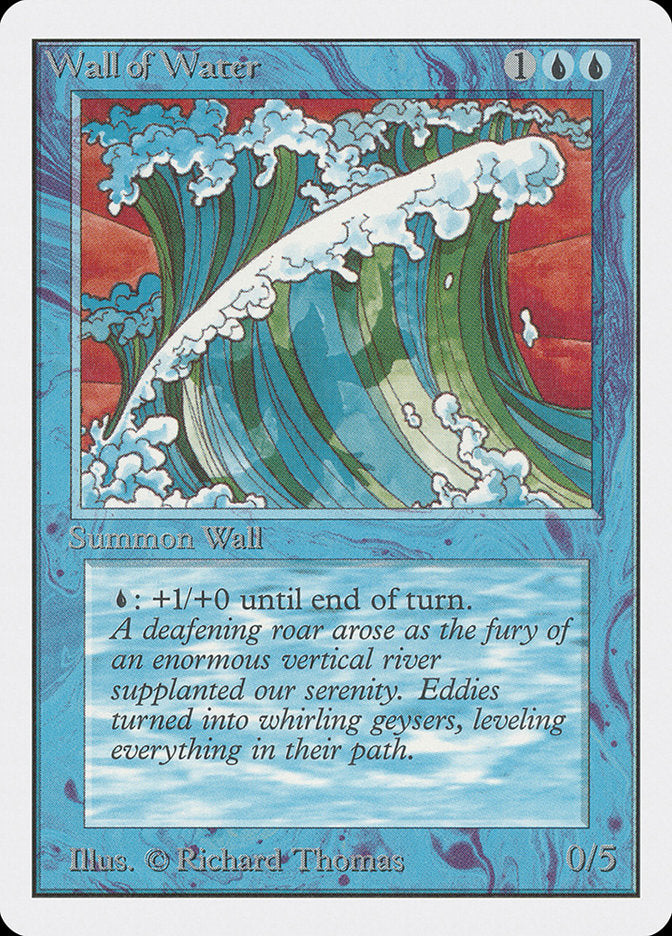 Wall of Water [Unlimited Edition] | Devastation Store