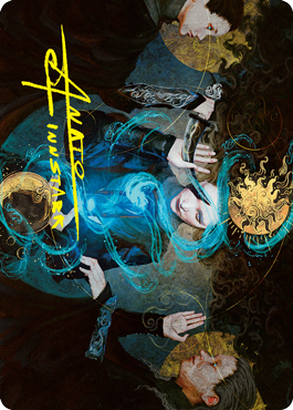 Witness the Future Art Card (Gold-Stamped Signature) [Innistrad: Crimson Vow Art Series] | Devastation Store