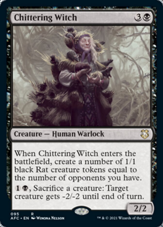 Chittering Witch [Dungeons & Dragons: Adventures in the Forgotten Realms Commander] | Devastation Store