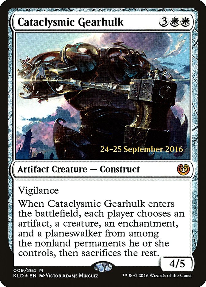 Cataclysmic Gearhulk  [Kaladesh Prerelease Promos] - Devastation Store | Devastation Store