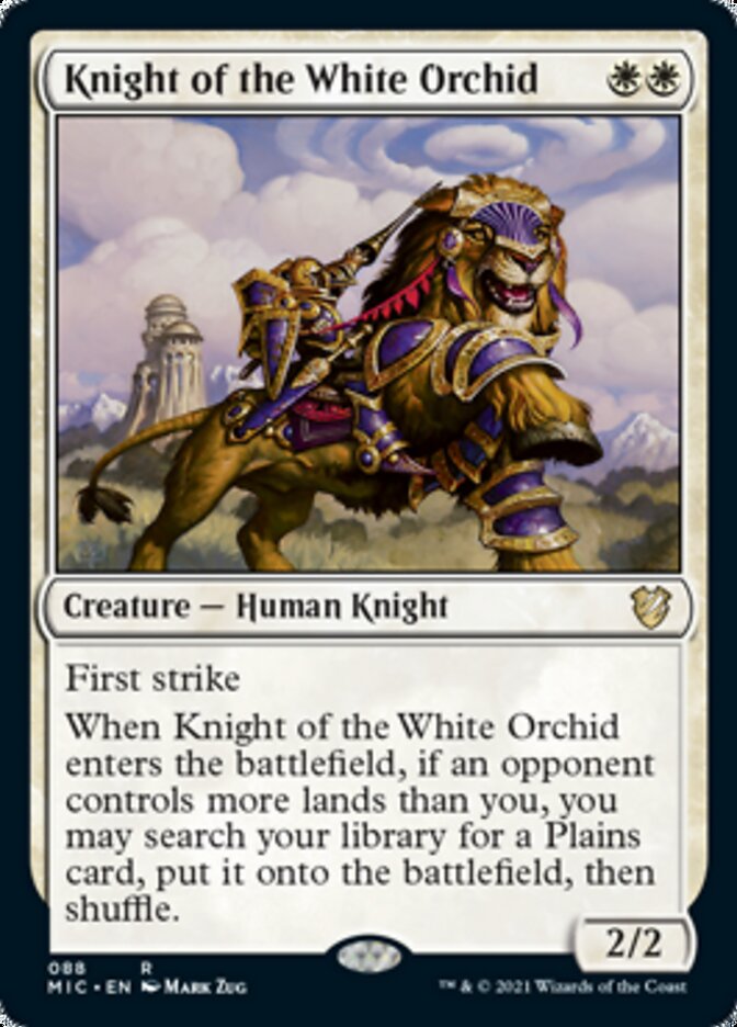 Knight of the White Orchid [Innistrad: Midnight Hunt Commander] | Devastation Store