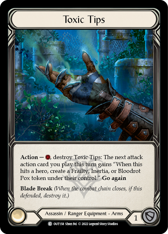 Toxic Tips [OUT158] (Outsiders)  Rainbow Foil | Devastation Store