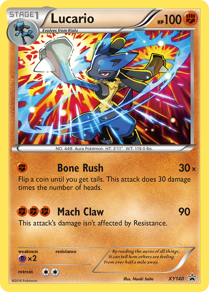 Lucario (XY140) [XY: Black Star Promos] | Devastation Store