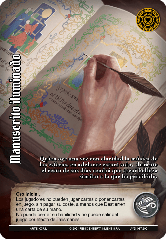 Manuscrito iluminado A&D-37 | Devastation Store