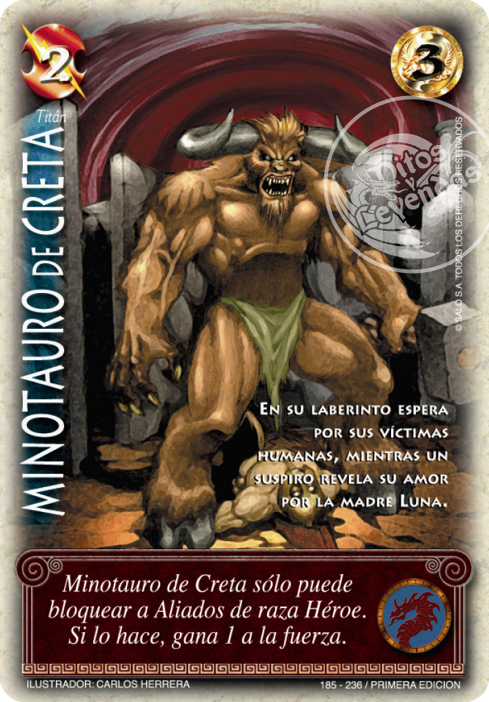 Minotauro de Creta, Leyendas - Devastation Store | Devastation Store