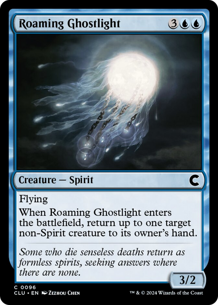 Roaming Ghostlight [Ravnica: Clue Edition] | Devastation Store