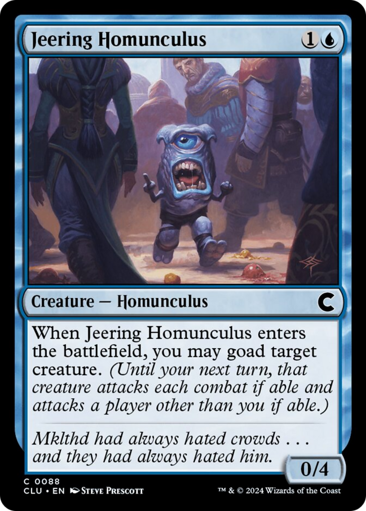 Jeering Homunculus [Ravnica: Clue Edition] | Devastation Store