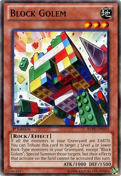 Block Golem [REDU-EN035] Common | Devastation Store