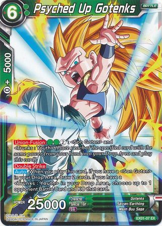 Psyched Up Gotenks (EX01-07) [Mighty Heroes] | Devastation Store