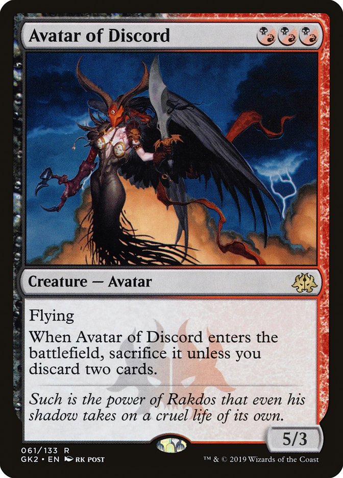 Avatar of Discord [Ravnica Allegiance Guild Kit] | Devastation Store