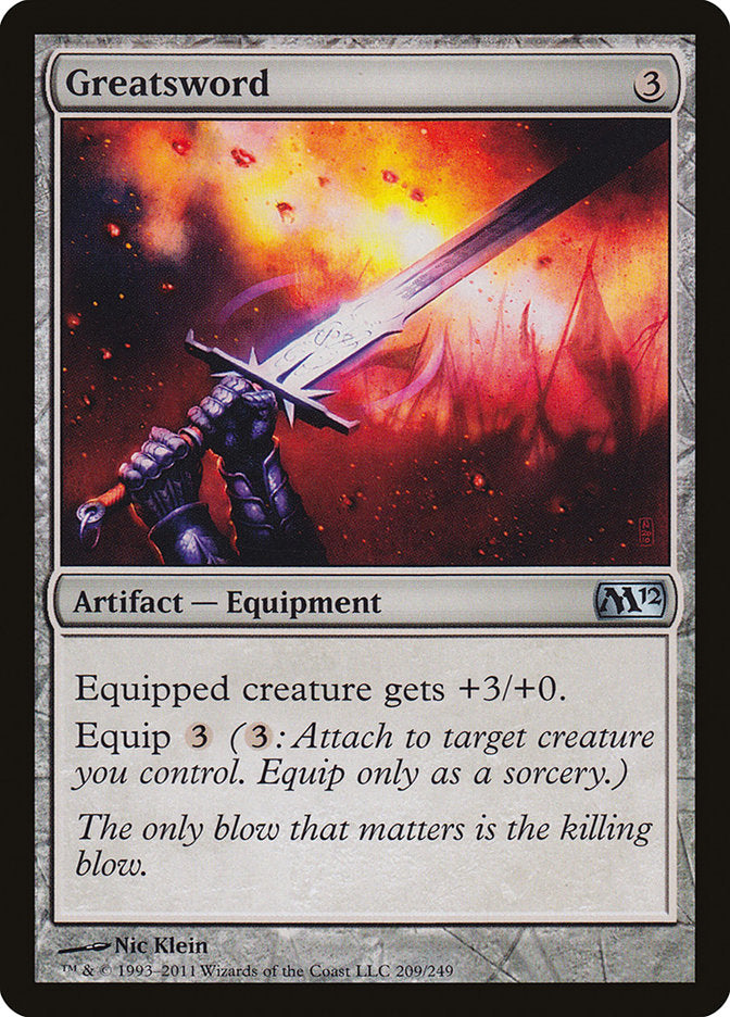 Greatsword [Magic 2012] - Devastation Store | Devastation Store