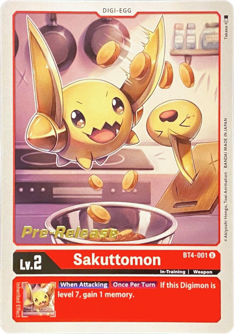 Sakuttomon [BT4-001] [Great Legend Pre-Release Promos] | Devastation Store