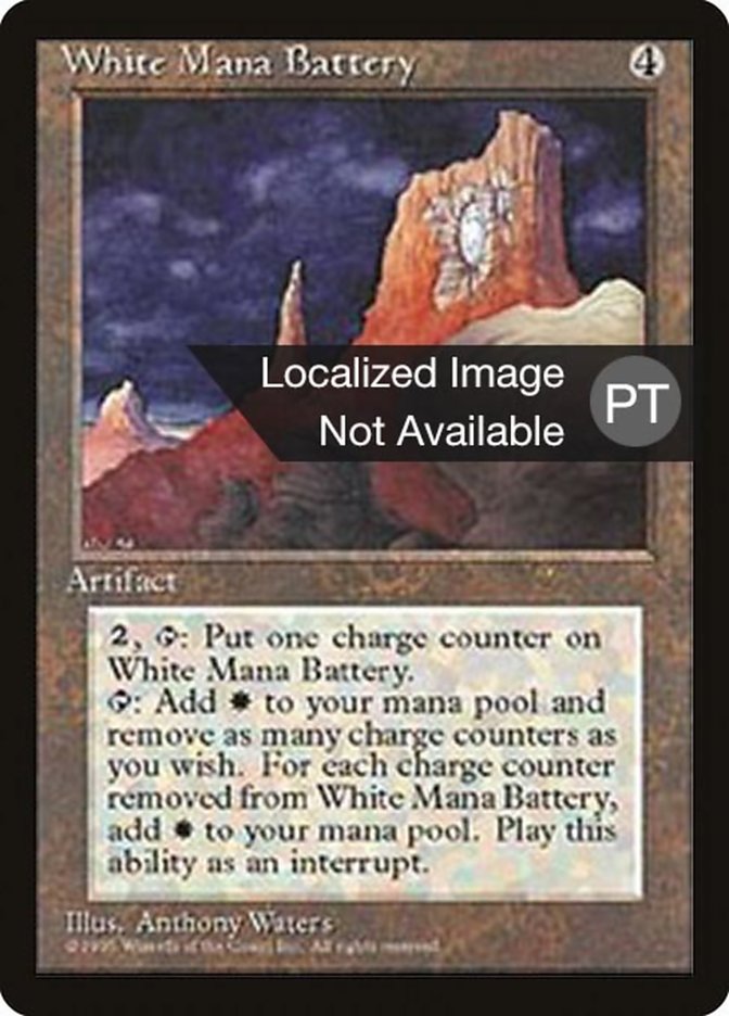 White Mana Battery [Fourth Edition (Foreign Black Border)] | Devastation Store