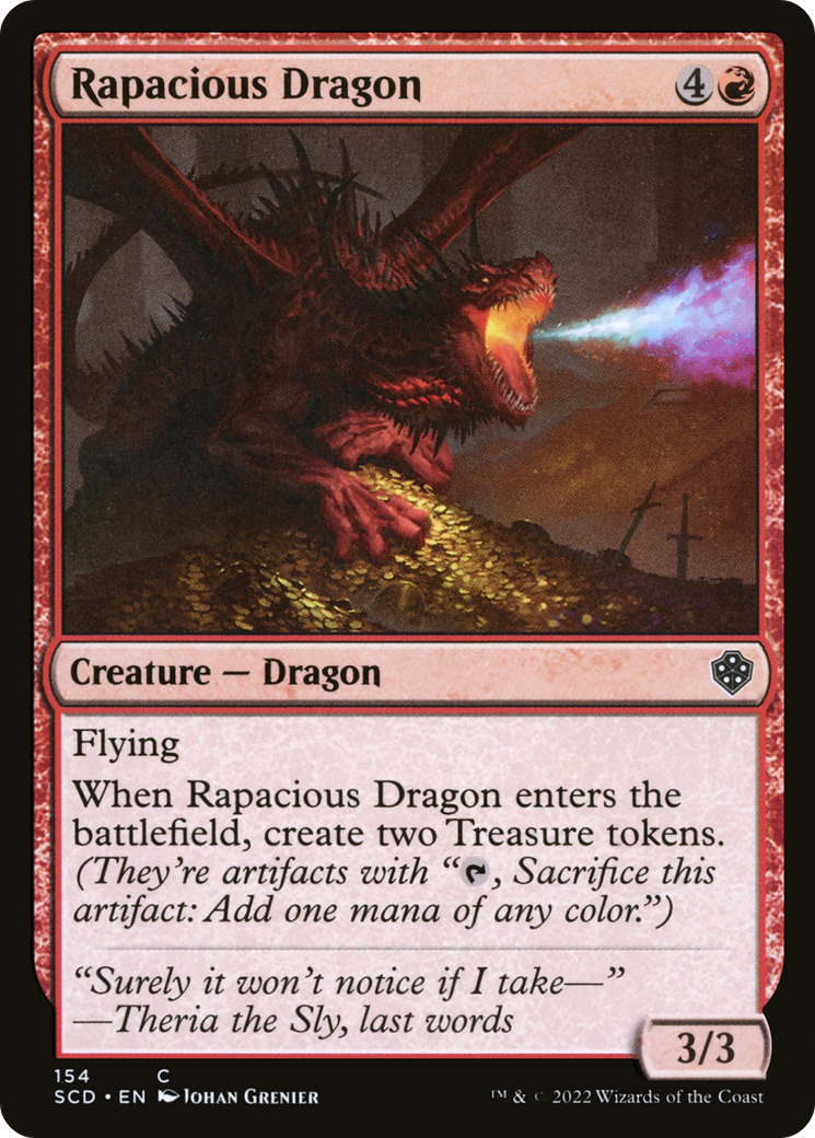 Rapacious Dragon [Starter Commander Decks] | Devastation Store