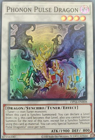 Phonon Pulse Dragon [OP16-EN008] Super Rare | Devastation Store