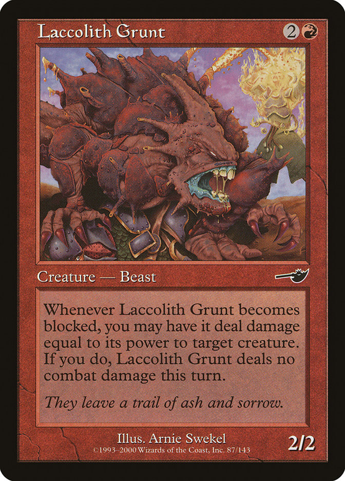 Laccolith Grunt [Nemesis] | Devastation Store