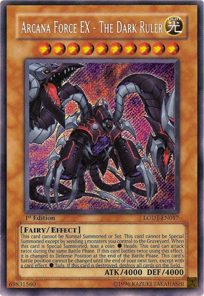 Arcana Force EX - The Dark Ruler [LODT-EN017] Secret Rare | Devastation Store
