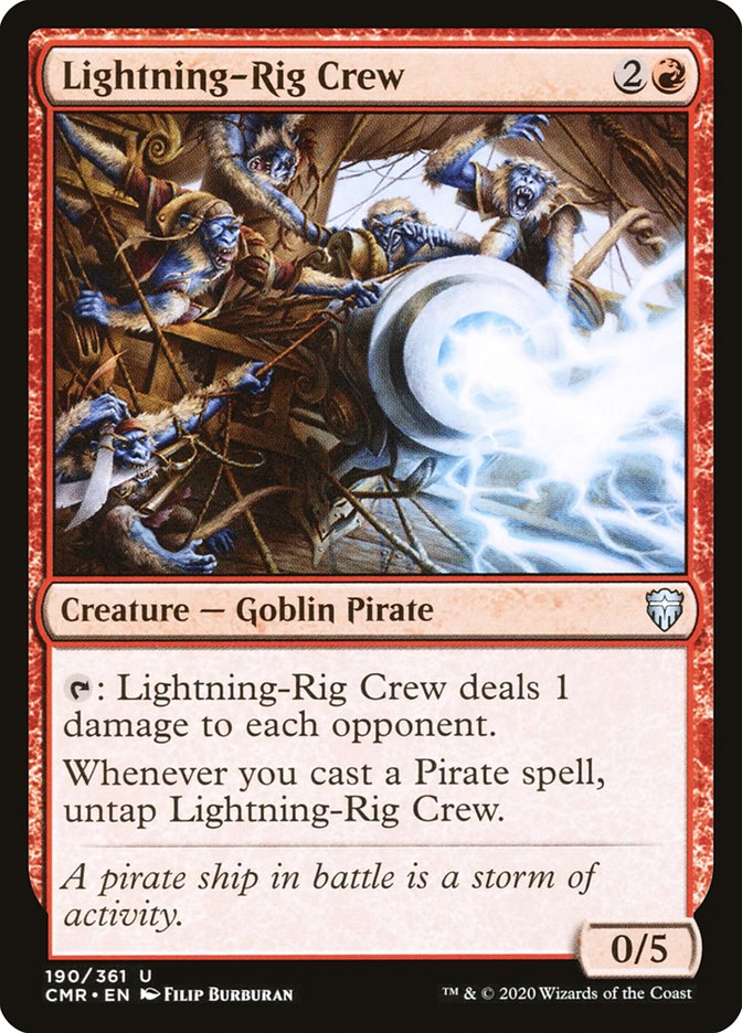 Lightning-Rig Crew [Commander Legends] | Devastation Store